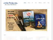 Tablet Screenshot of listenforjoy.com